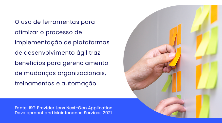 utilizar ferramentas para otimizar processos de implementação do desenvolvimento ágil ajuda nas mudanças da sua empresa.